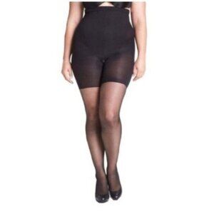 Spanx Womens In Power High Waist Black Shaping Sheers Size G